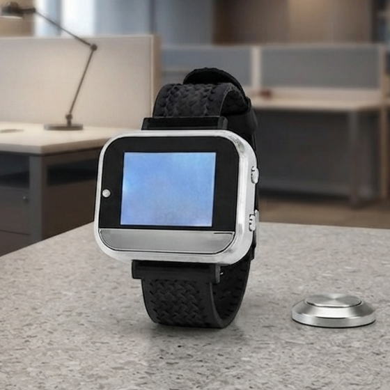 Reloj receptor inalámbrico para camareros