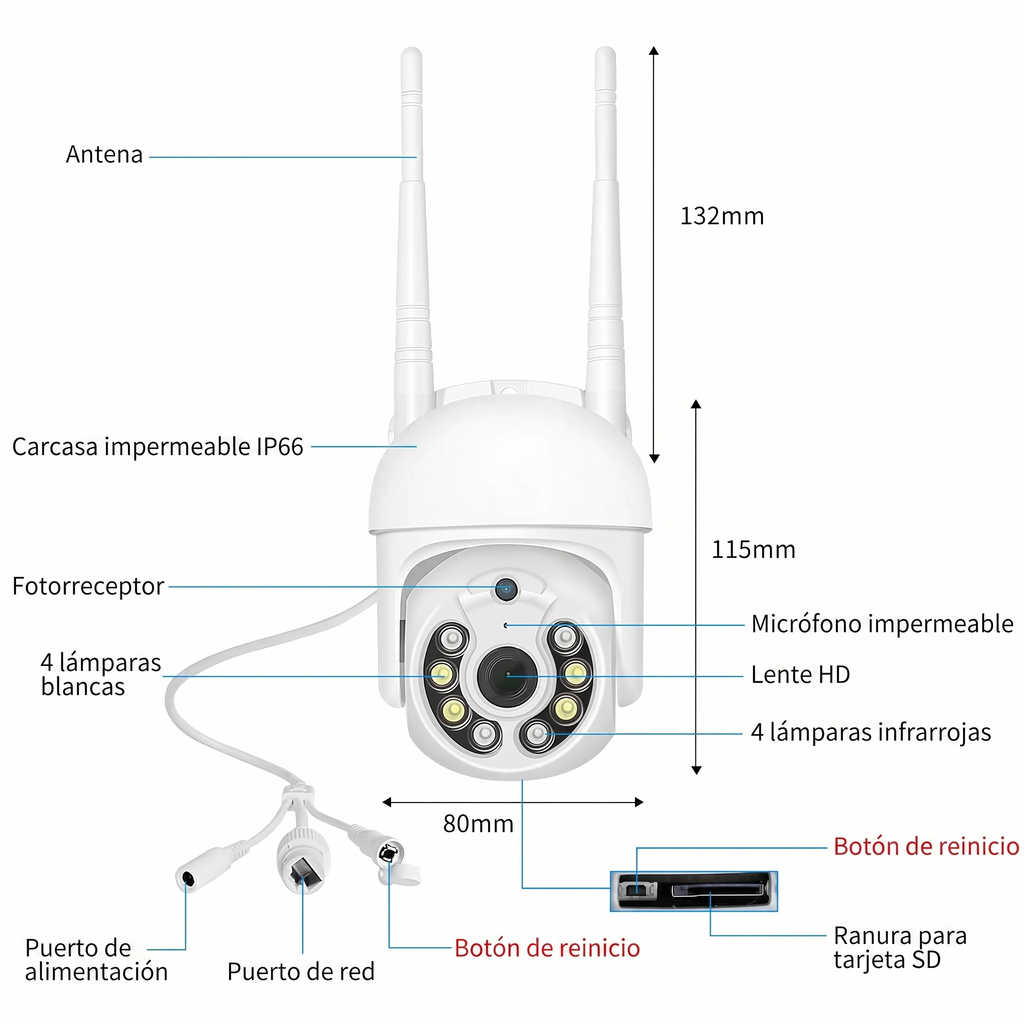 Sistema de videovigilancia WiFi para hostelería — Control profesional desde el móvil
