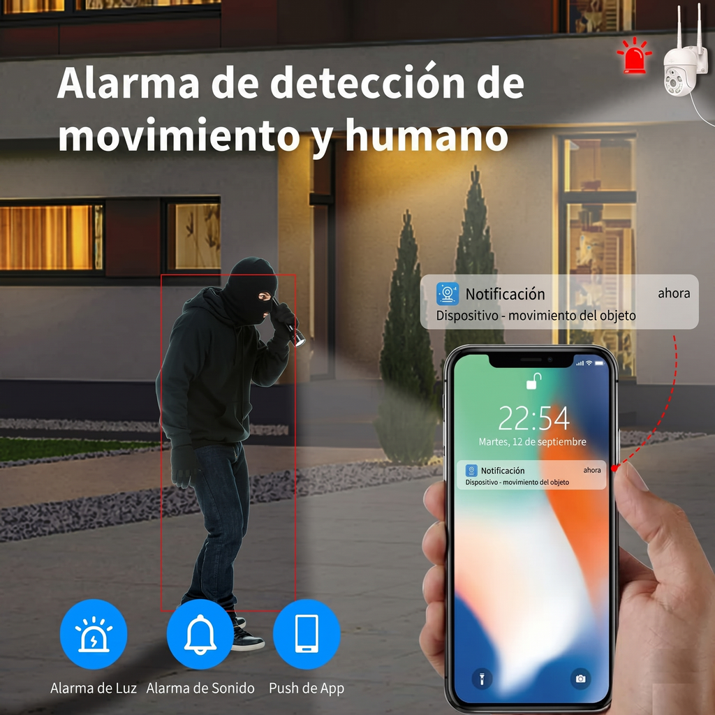 Sistema de videovigilancia WiFi para hostelería — Control profesional desde el móvil