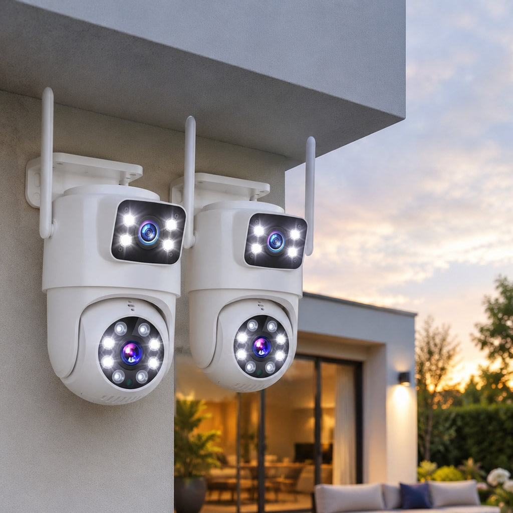 Cámara de seguridad solar para el hogar — Vigila tu casa desde cualquier lugar, sin cables y sin facturas de luz
