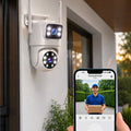 Cámara de seguridad solar para el hogar — Vigila tu casa desde cualquier lugar, sin cables y sin facturas de luz