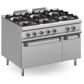 Cocina a Gas Magistra Plus 900 | 6 Fuegos de Alta Potencia + Horno Gas XXL