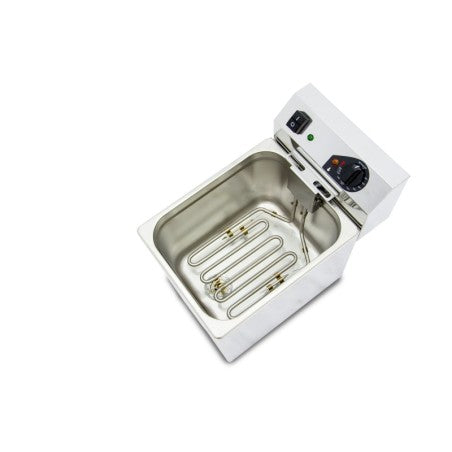 Freidora eléctrica Evolución capacidad 10 litros con potencia 3,5 kw monofásica con contactor