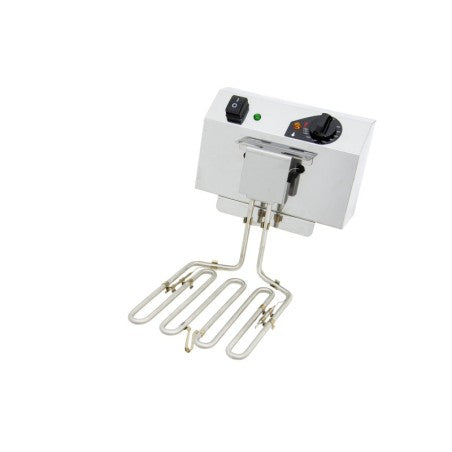 Freidora eléctrica Evolución capacidad 10 litros con potencia 3,5 kw monofásica con contactor