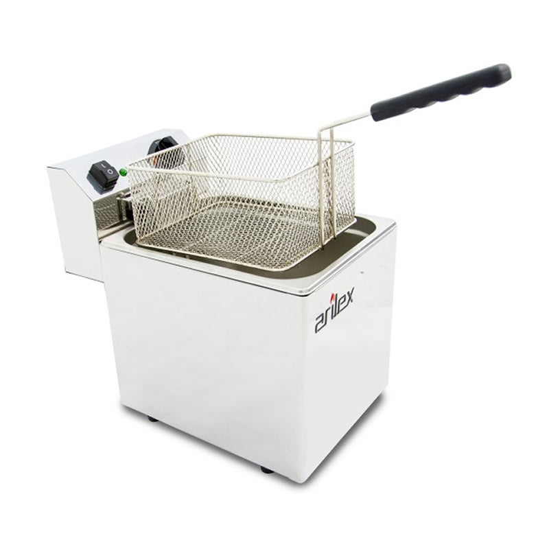 Freidora eléctrica Evolución capacidad 10 litros con potencia 3,5 kw monofásica con contactor