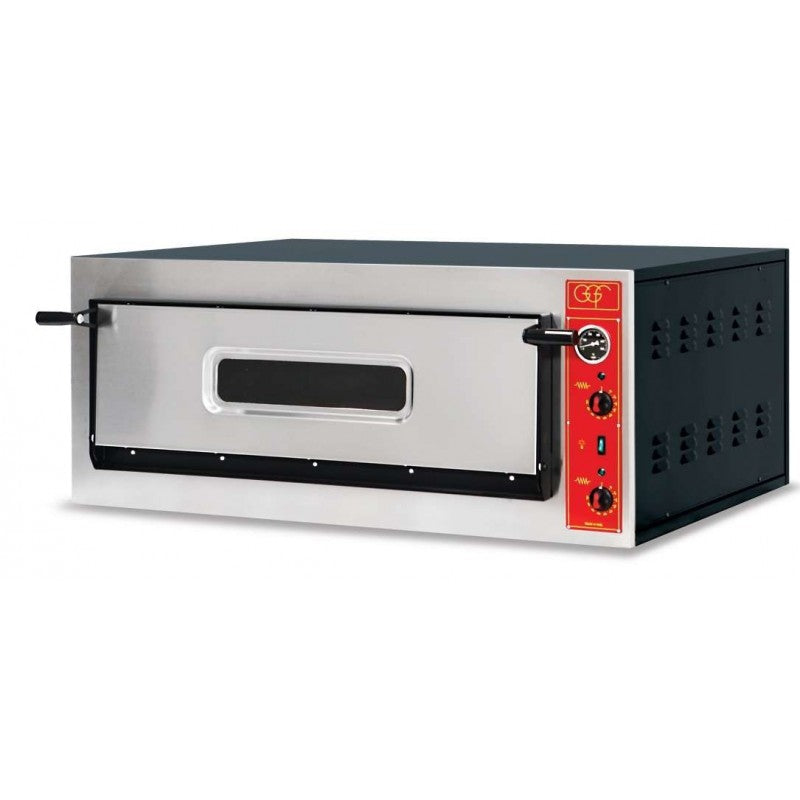 Horno Eléctrico Monofásico T2M: Versatilidad para Pan y Pizza (2 Bandejas 60x40 cm)