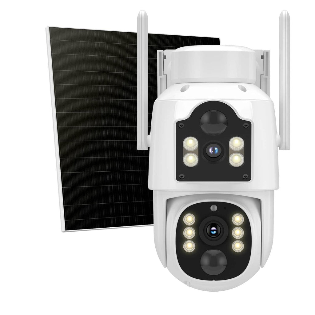 Cámara de seguridad solar para el hogar — Vigila tu casa desde cualquier lugar, sin cables y sin facturas de luz