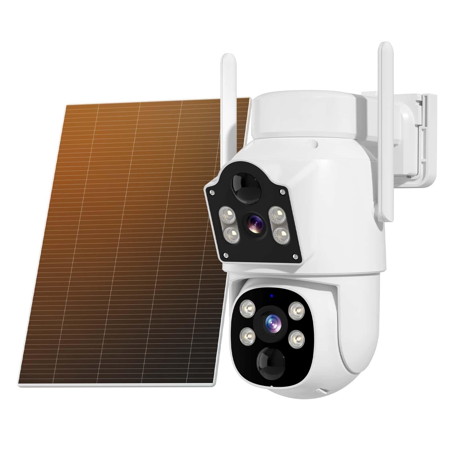 Cámara de seguridad solar para el hogar — Vigila tu casa desde cualquier lugar, sin cables y sin facturas de luz