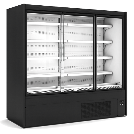 Mural Refrigerada MRAPCH-130 Línea CÓRDOBA: Eficiencia y Diseño en Negro