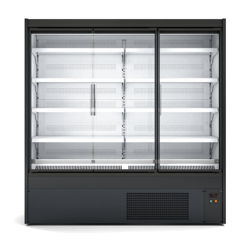 Mural Refrigerada MRAPCH-130 Línea CÓRDOBA: Eficiencia y Diseño en Negro