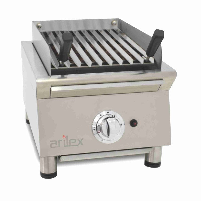Parrilla Vasca a Gas de 40 cm con piedra volcánica 40VASN