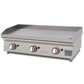 Plancha a gas 80 cm ARILEX en acero rectificado de 15 mm 80 PGRN