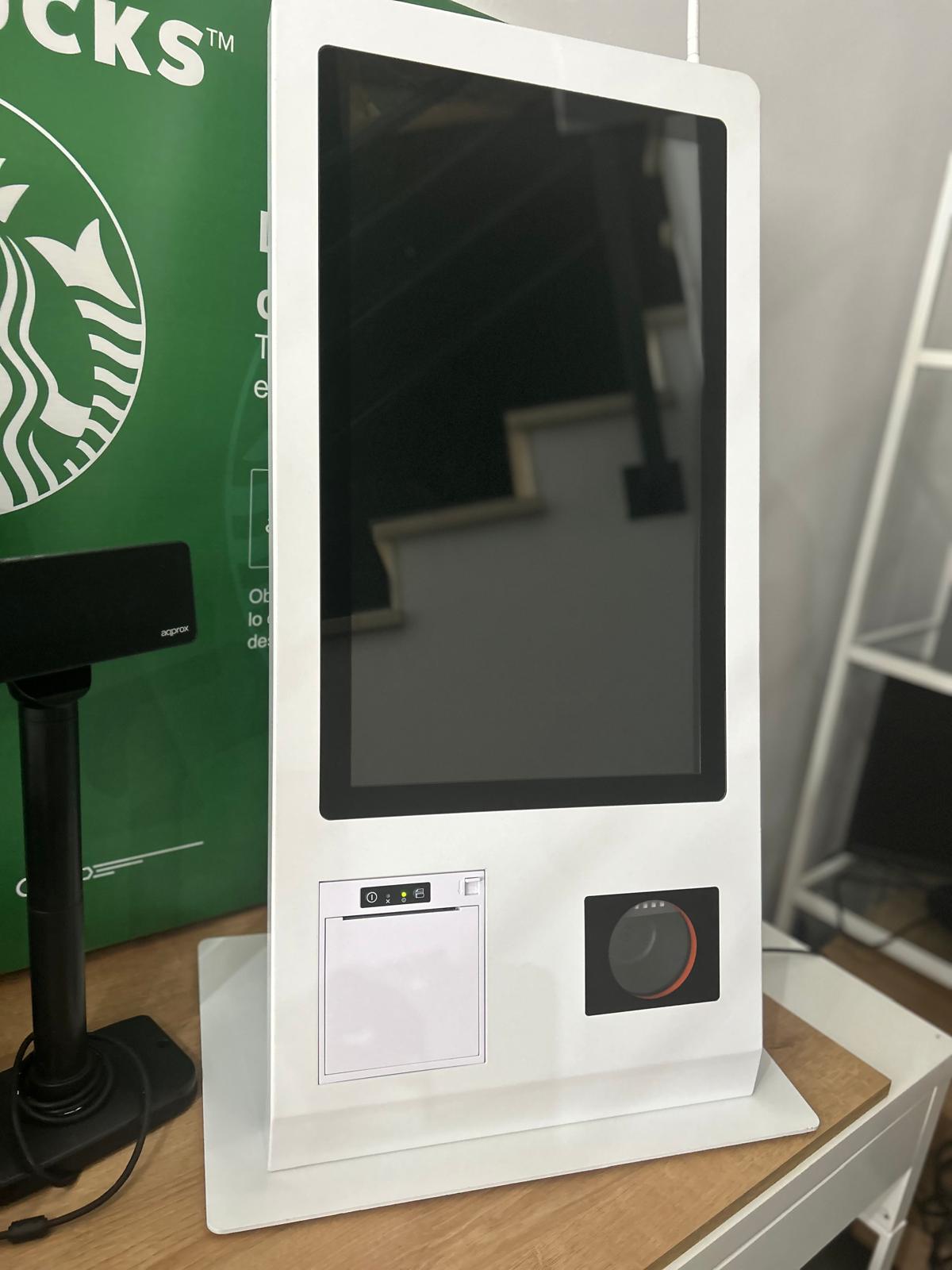 Quiosco interactivo profesional 21,5” – autoservicio inteligente para tu negocio