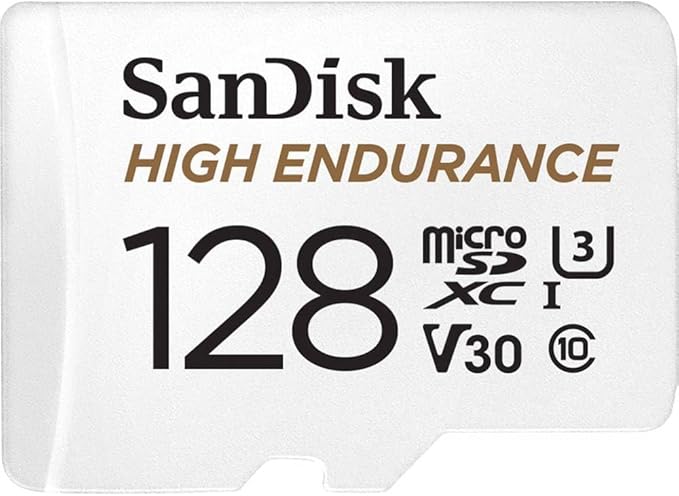 Tarjeta microSD SanDisk High Endurance 128 GB para cámaras de seguridad