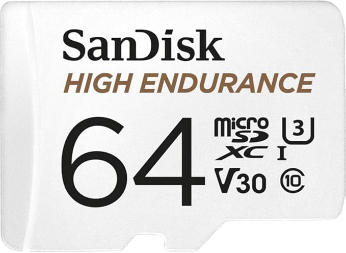 Tarjeta microSD SanDisk High Endurance 64 GB para cámaras de seguridad