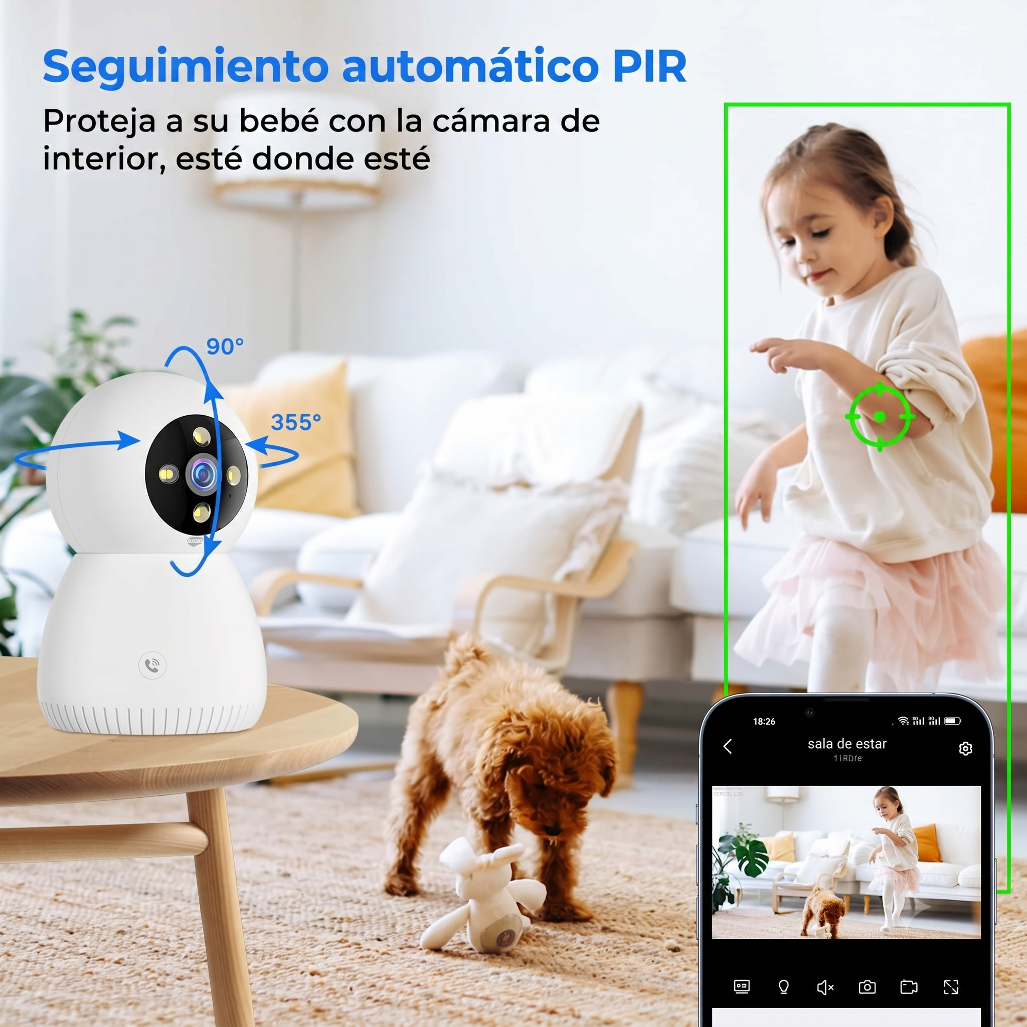 Controla a tus hijos, mascotas y tu hogar desde cualquier lugar