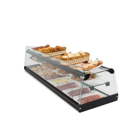 Vitrina expositora neutra ARILEX 1,45m de triple piso