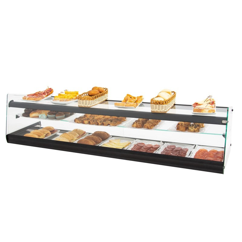 Vitrina expositora neutra ARILEX 1,45m de triple piso