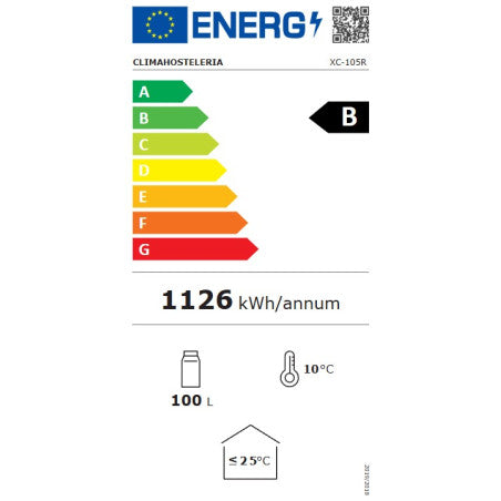 Vitrina refrigerada redonda 105L 3 estantes de vidrio 480X480X1030h mm Pekín