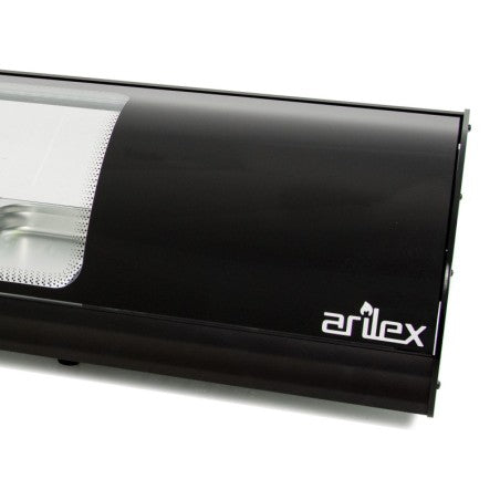 Vitrina Refrigerada de Tapas ARILEX Negra | 8 Bandejas GN 1/3