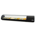 Vitrina Refrigerada de Tapas ARILEX | Placa Lisa Negra (Capacidad 8 GN 1/3)