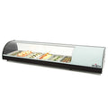 Vitrina Refrigerada de Tapas ARILEX 6VTG-BL (6 Bandejas GN 1/3) – Blanco Minimalista