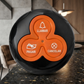 Avisador inalámbrico profesional de 3 botones para hostelería, salas recreativas y comercios
