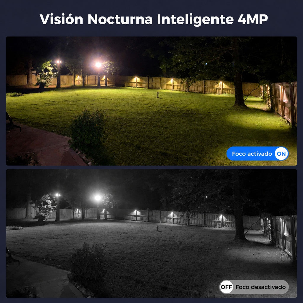 Cámara de seguridad solar para el hogar — Vigila tu casa desde cualquier lugar, sin cables y sin facturas de luz