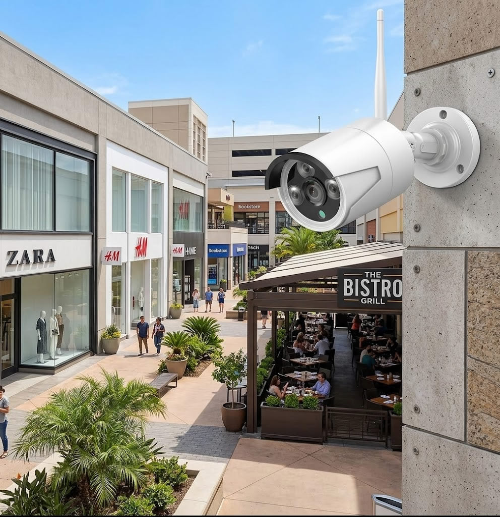 Cámara de Seguridad para Tiendas y Supermercados | Configurada + APP + Cartelería Incluidas
