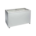 Congelador horizontal puerta vidrio corredera de 1283 x670 x895h mm AVEIRO ICE400NTVS