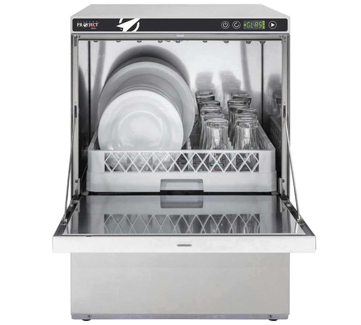 Lavavajillas Industrial Electrónico Alpha 40 - control digital profesional