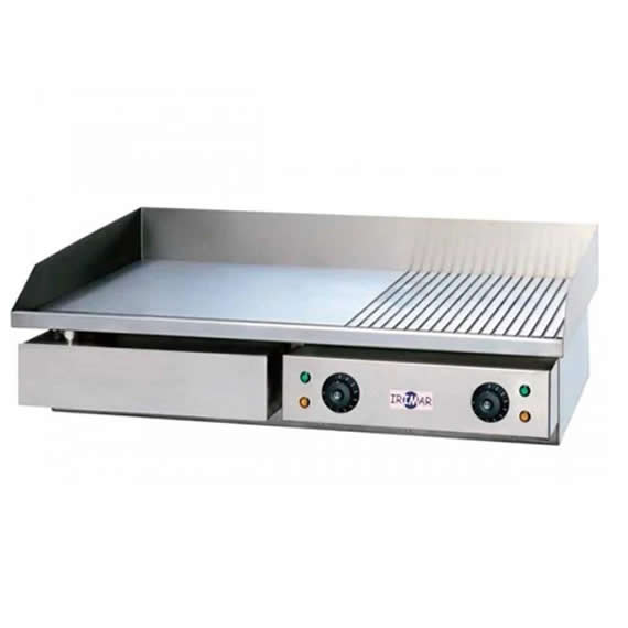 Plancha eléctrica mixta profesional IRIMAR PLE-M-730 – Lisa y ranurada