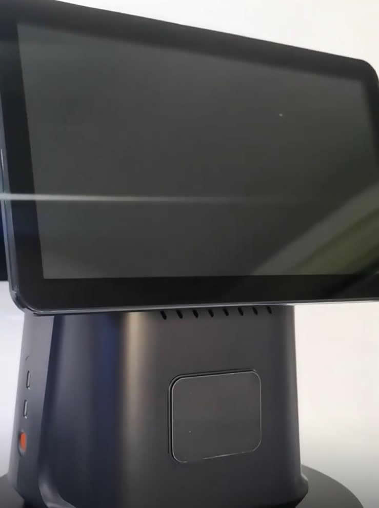 TPV con impresora integrada y doble pantalla Q7 negro