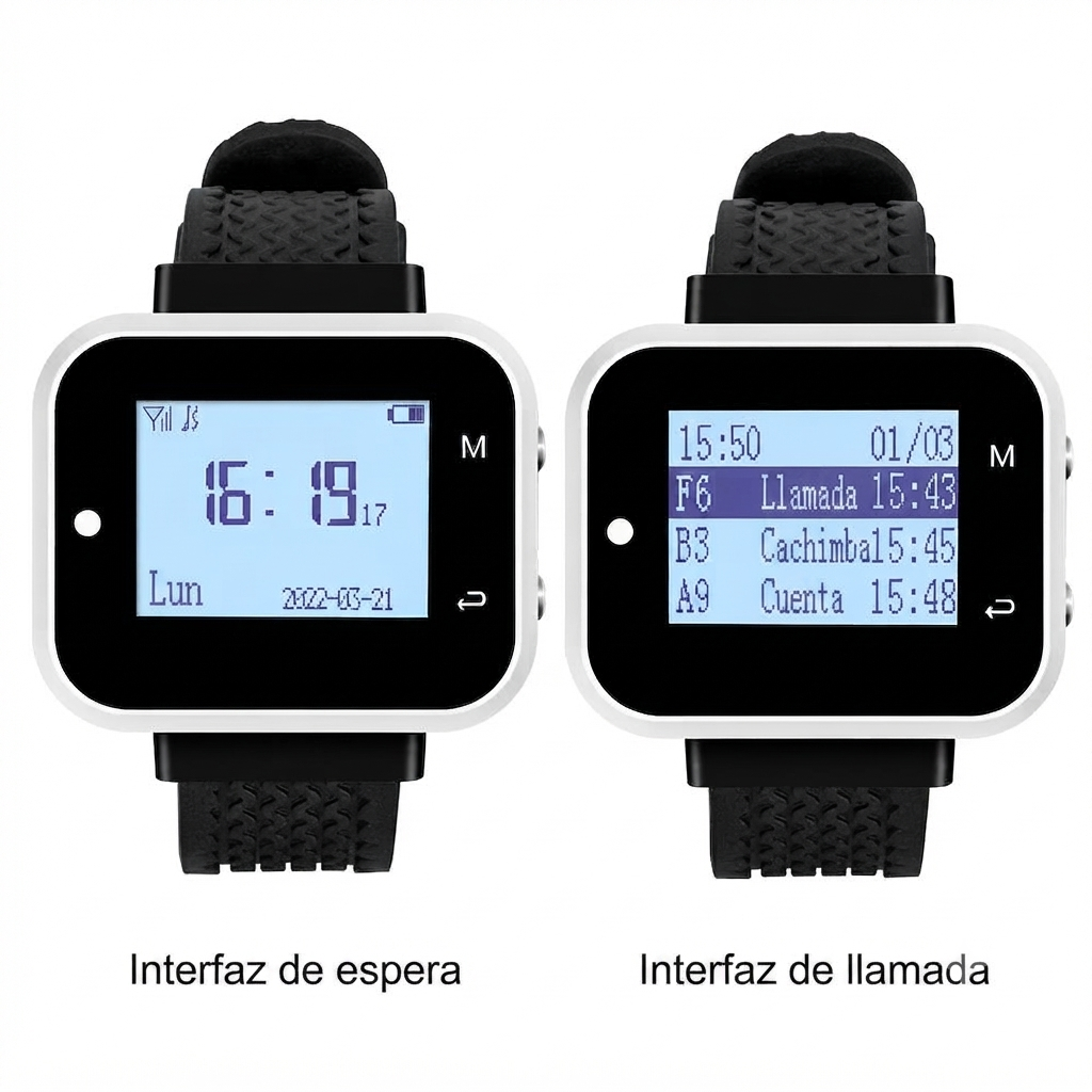 Reloj receptor inalámbrico para camareros CATEL CTW06
