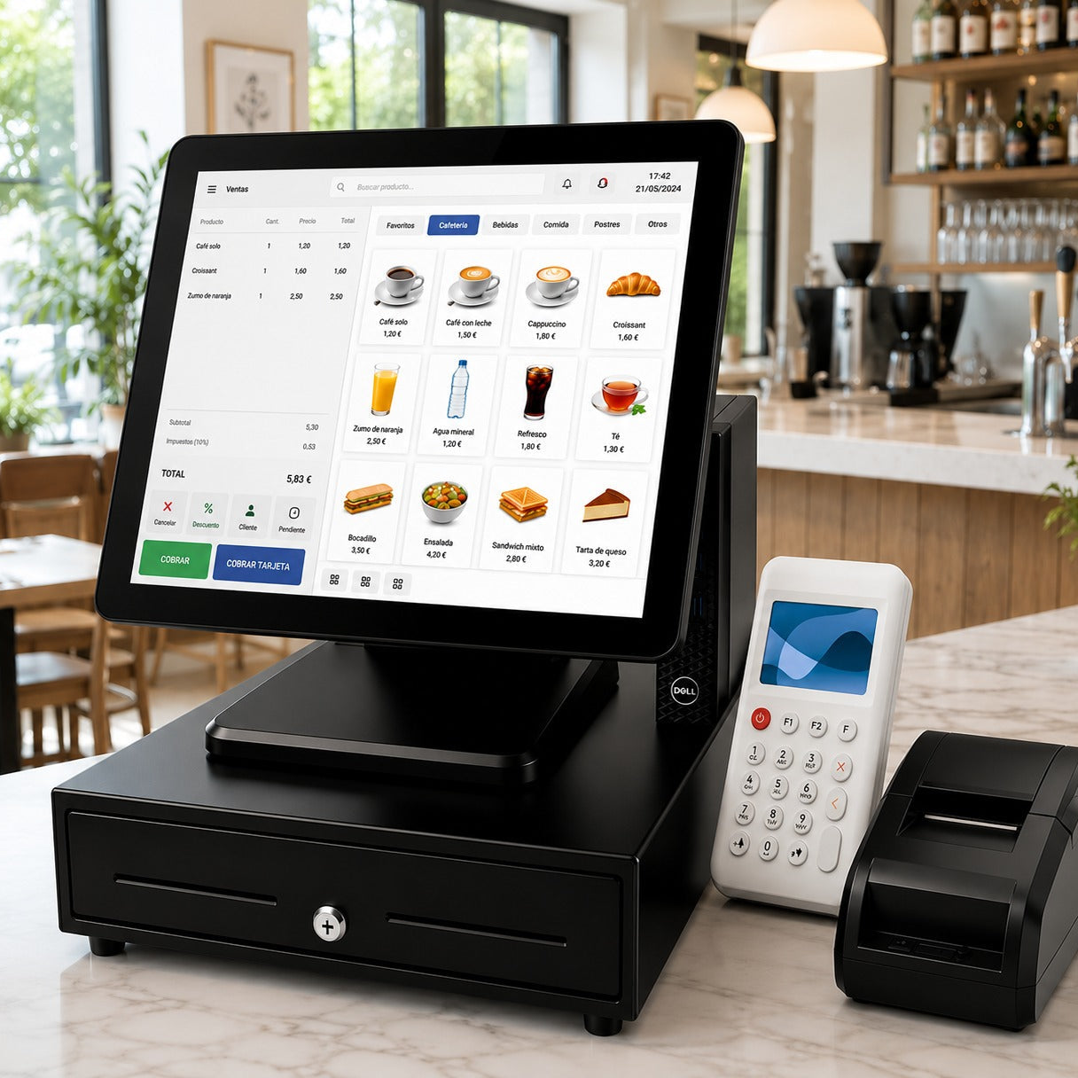 TPV Táctil Completo para Hostelería — Bar, Restaurante y Cafetería