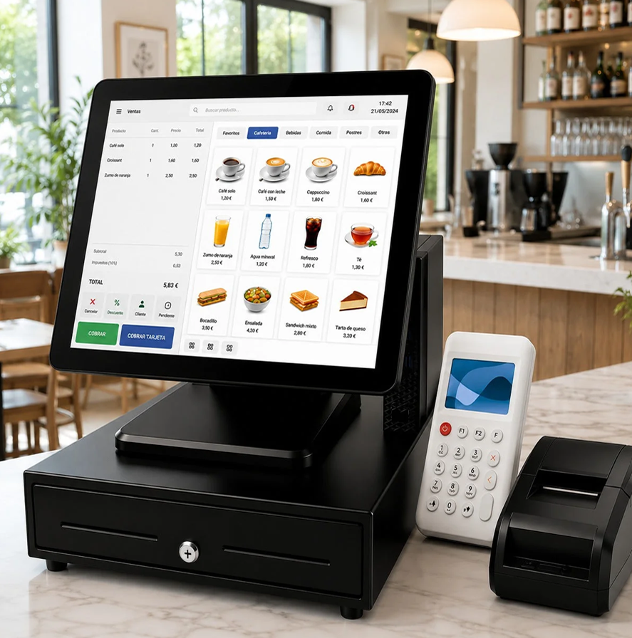 TPV Tàctil Complet per a Hostaleria — Bar, Restaurant i Cafeteria
