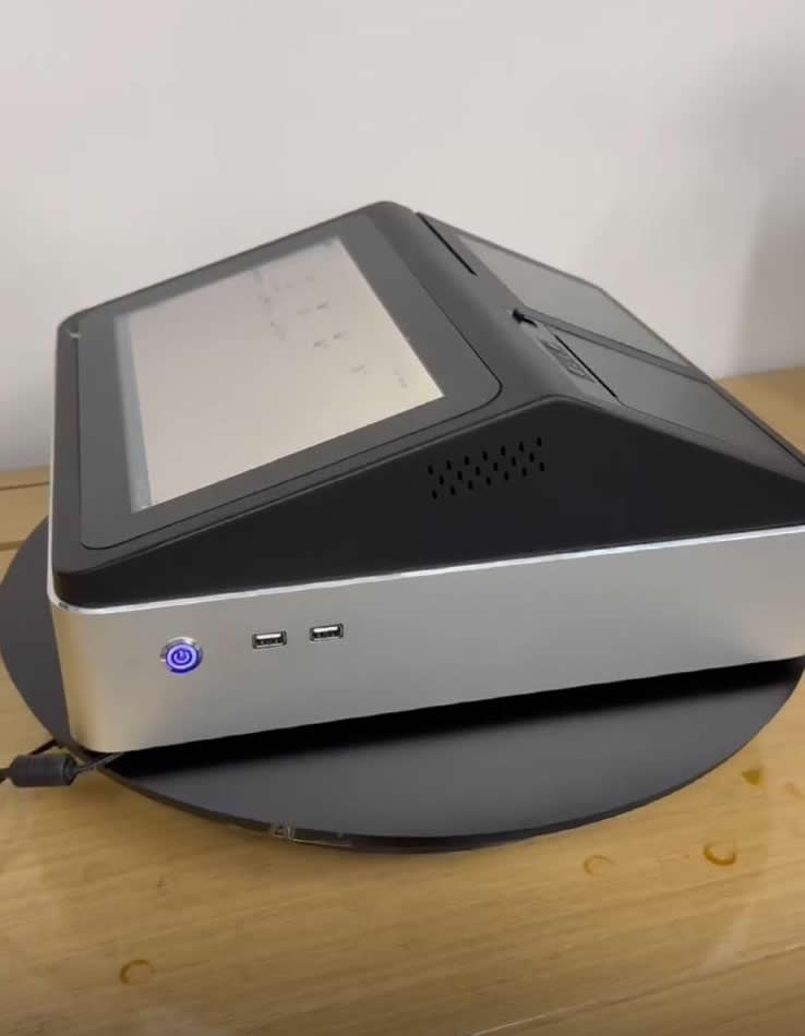 TPV táctil todo en uno 11,6” con impresora - compacto y fácil de transportar